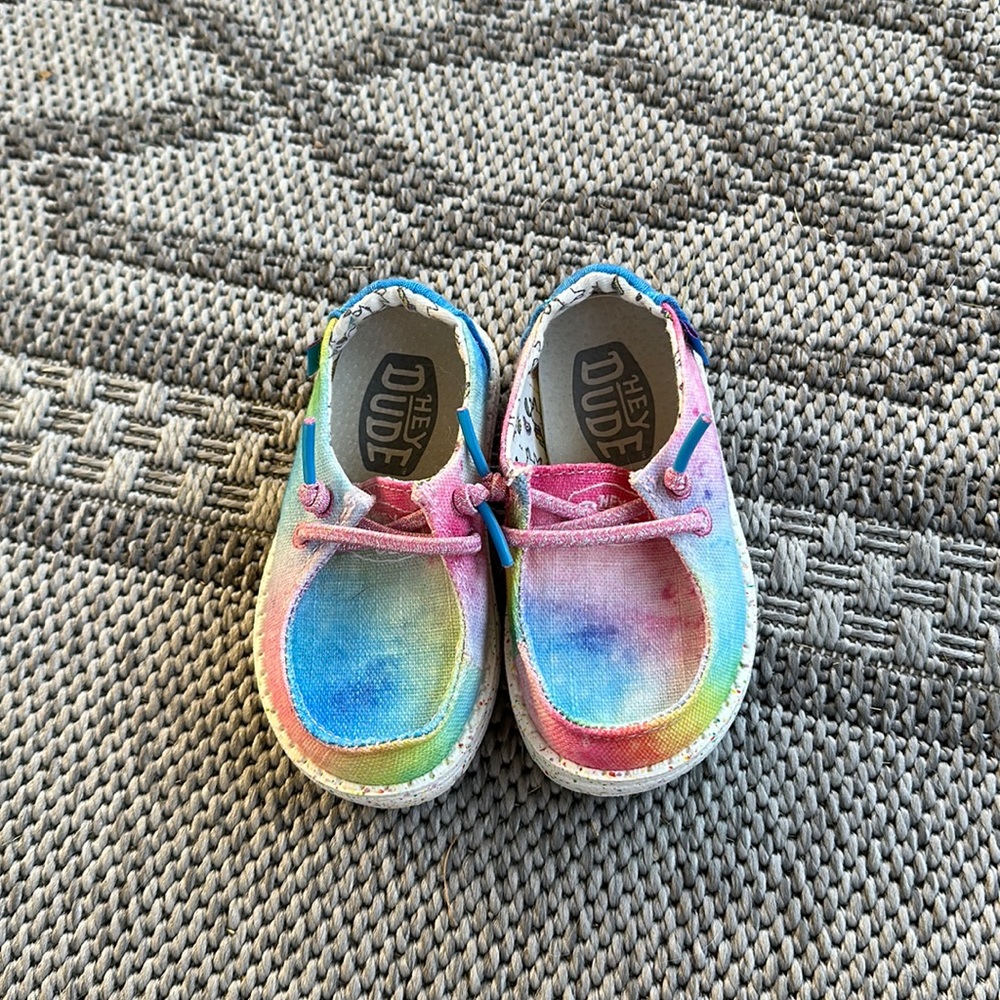 Toddler size K6 HeyDude Shoes
